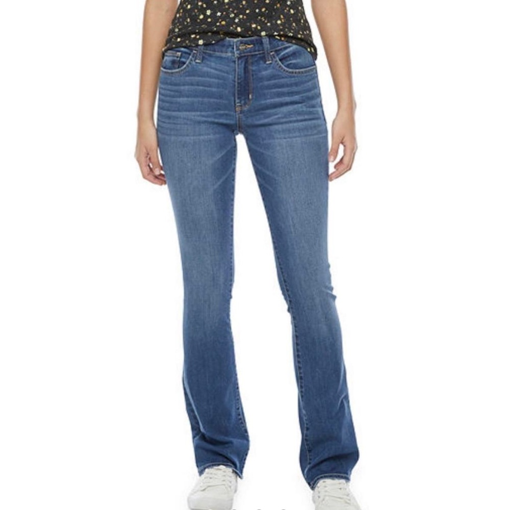 Mid-rise Bootcut Jeans